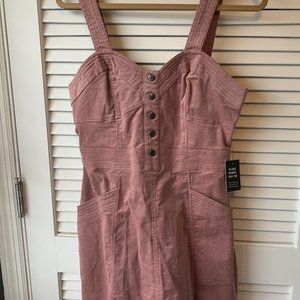 Express Mauve Jumper Dress NWT